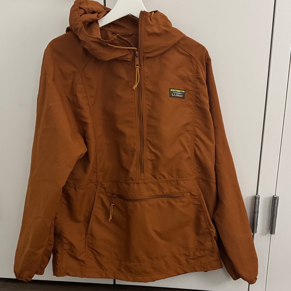 LL Bean Light Brown Anorak